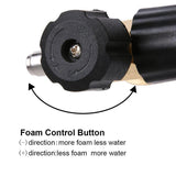 Domom Adjustable Foam Cannon, Quick Connector Foam Blaster